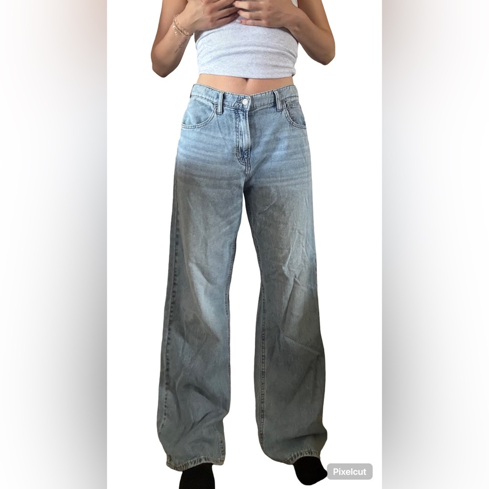 Lucky Brand Wide Leg High rise 6/28R